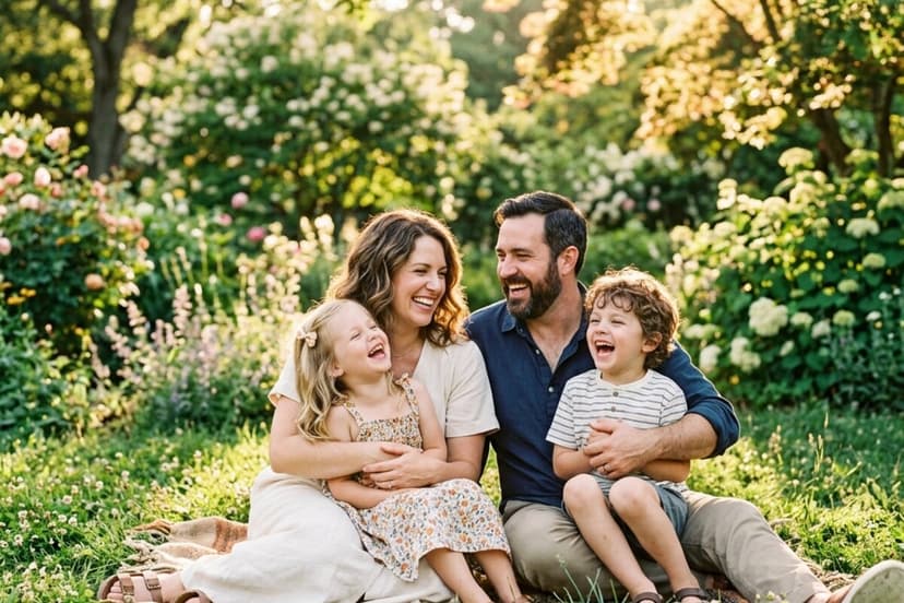 photography card - family